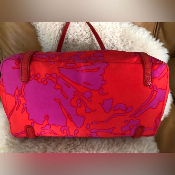 Kate Spade Tropical Red and Pink Floral Medium Tote Bag - Picture 9 of 10